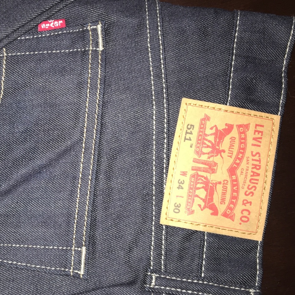 Levi's 511 Denim Jeans Brand New 34x30